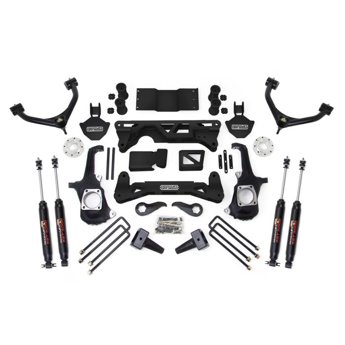 7-8" LIFT KIT - GM SILVERADO / SIERRA 2500HD/3500HD W/ SST3000 SHOCKS 2011-2019