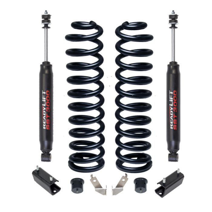 2.5" COIL SPRING FRONT LIFT KIT W/SST3000 SHOCKS- FORD SUPER DUTY DIESEL 4WD 2011-2023