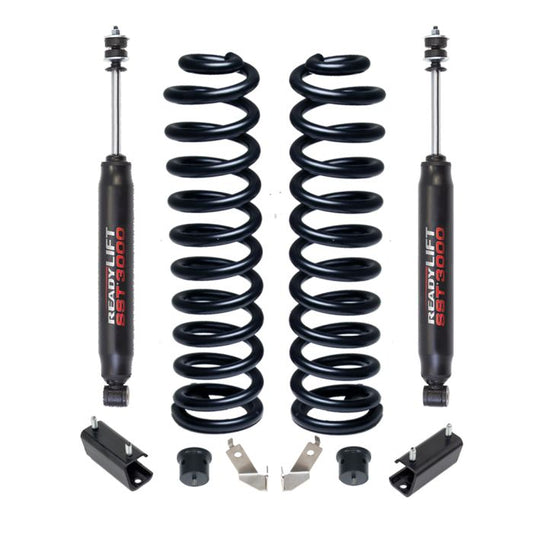 2.5" COIL SPRING FRONT LIFT KIT W/SST3000 SHOCKS- FORD SUPER DUTY DIESEL 4WD 2011-2023