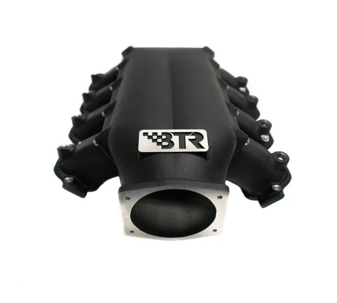 BTR TRINITY INTAKE MANIFOLD - GEN V WITH INJECTOR HOLES - CNC RUNNERS - BLACK - TRA-GENV-INJ-BLK-CNC